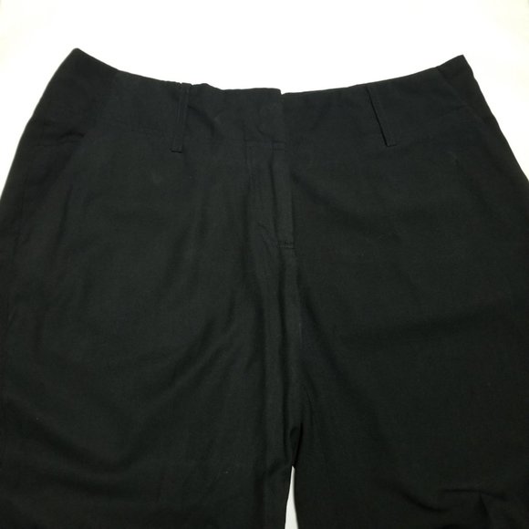 Michael Michael Kors Black High Rise Wide Leg Ankle Pants - Picture 3 of 5